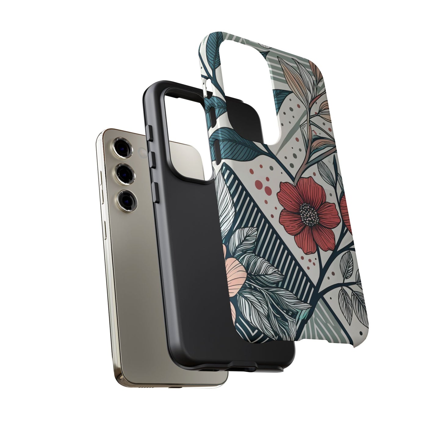 Geometric Flower Samsung Case