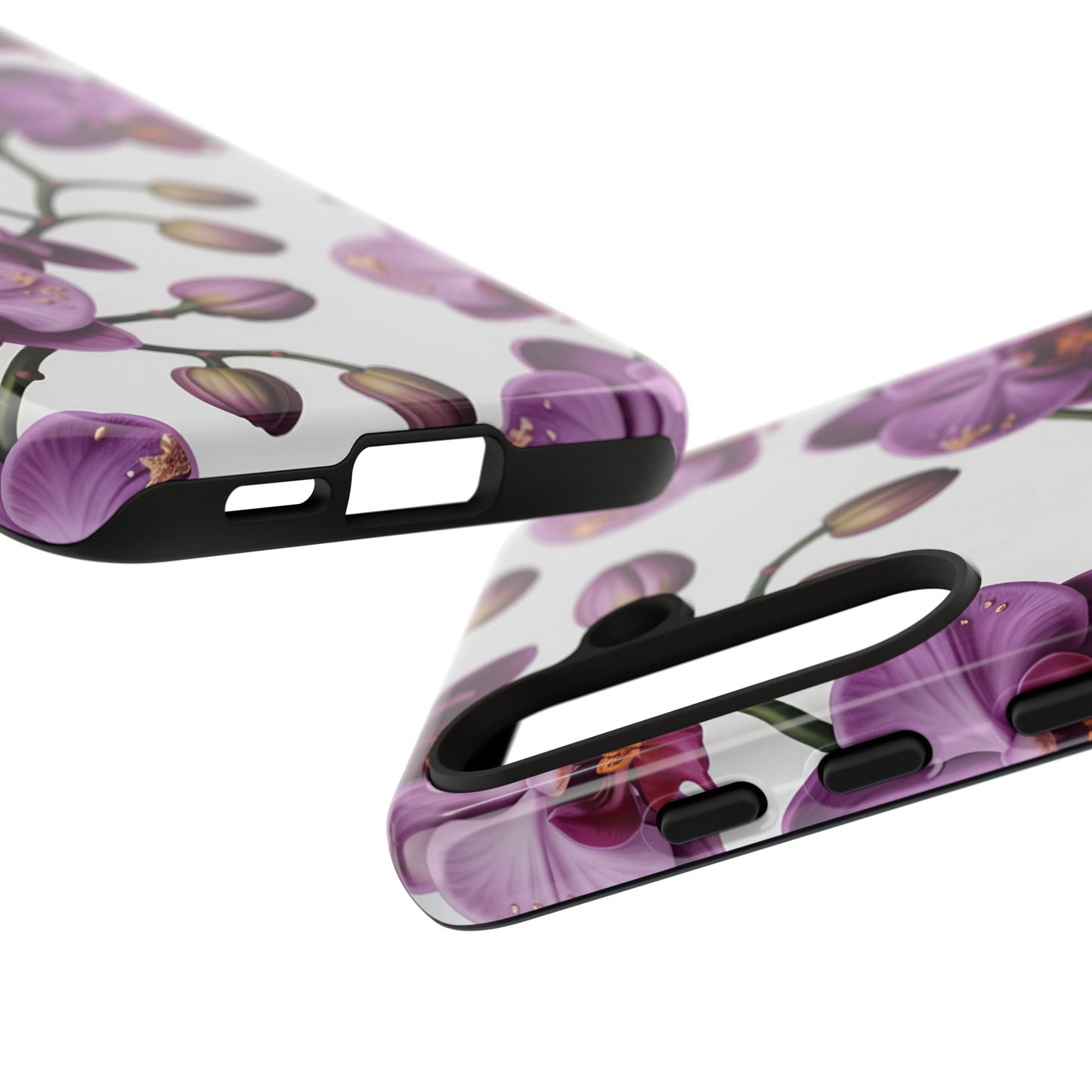 Purple Orchid Design Samsung Tough Case