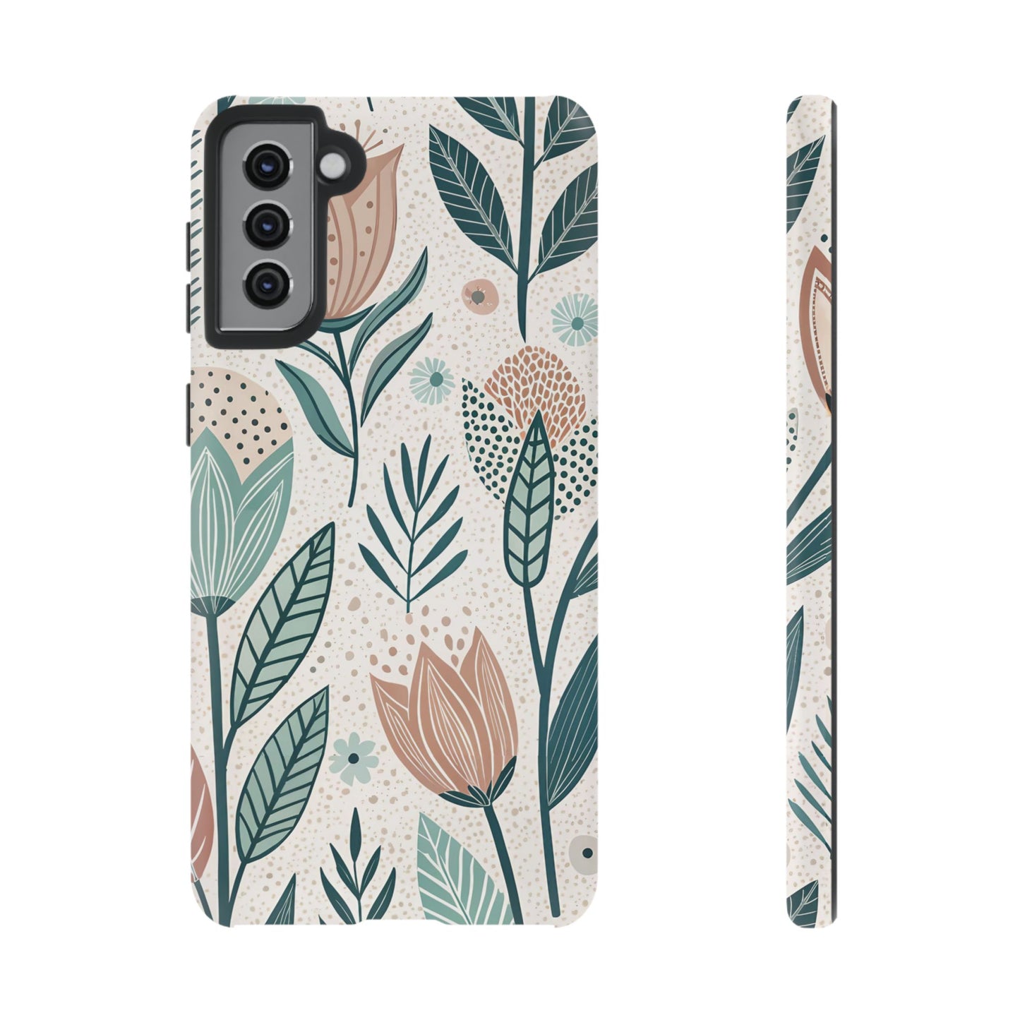 Swedish Inspired Floral Design Samsung Phone Case
