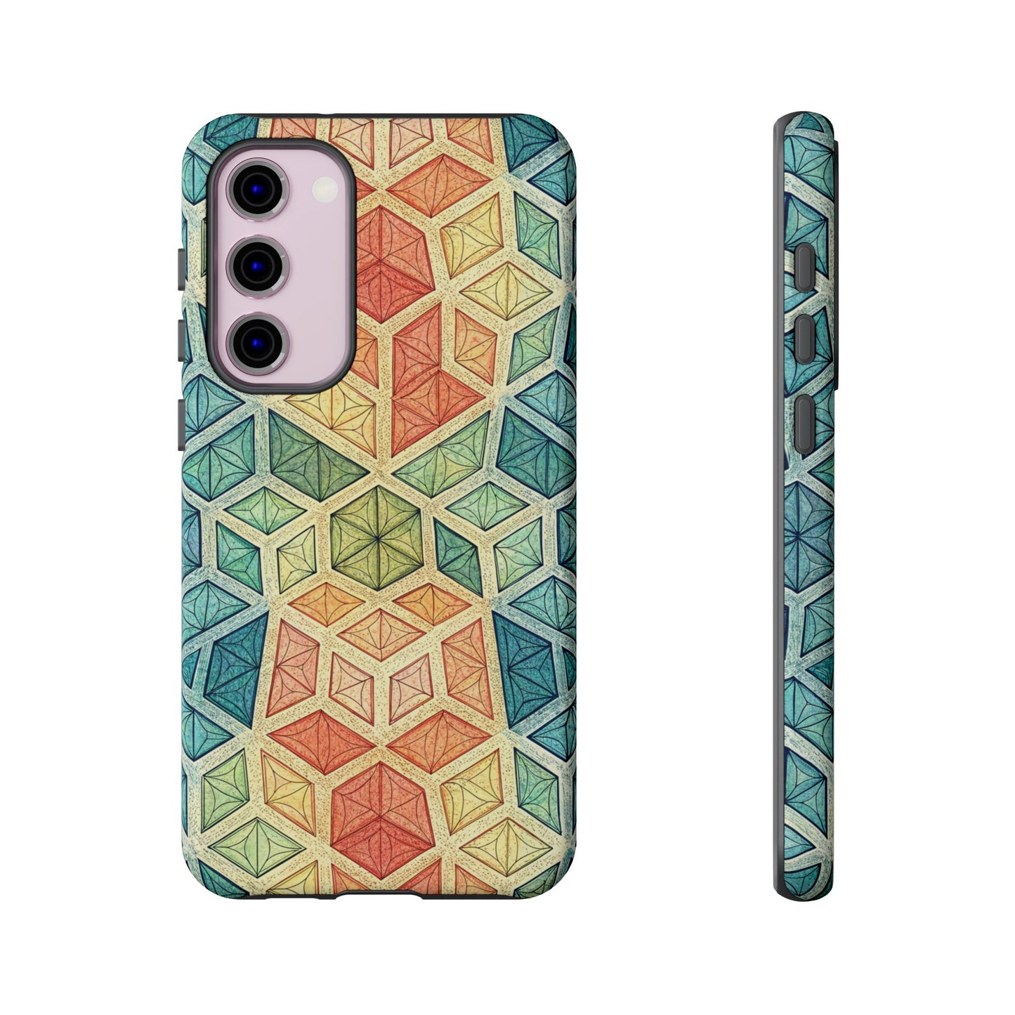 Colorful Fractal Samsung Tough Cases