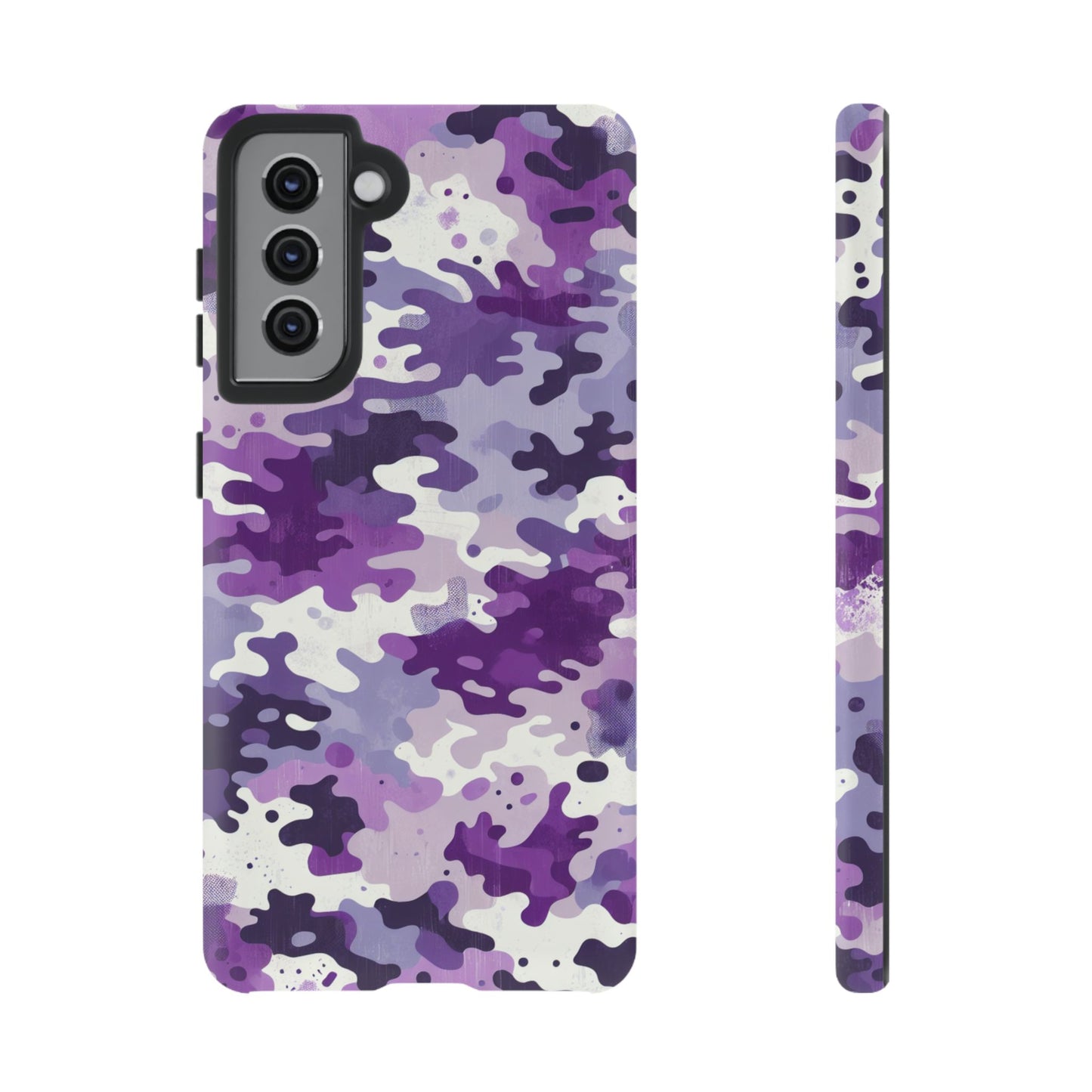 Purple Camouflage Samsung Phone Case