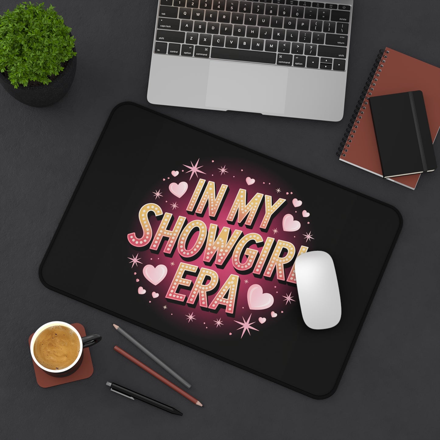 In My Showgirl Era Desk Mat, Office Desk Accessory