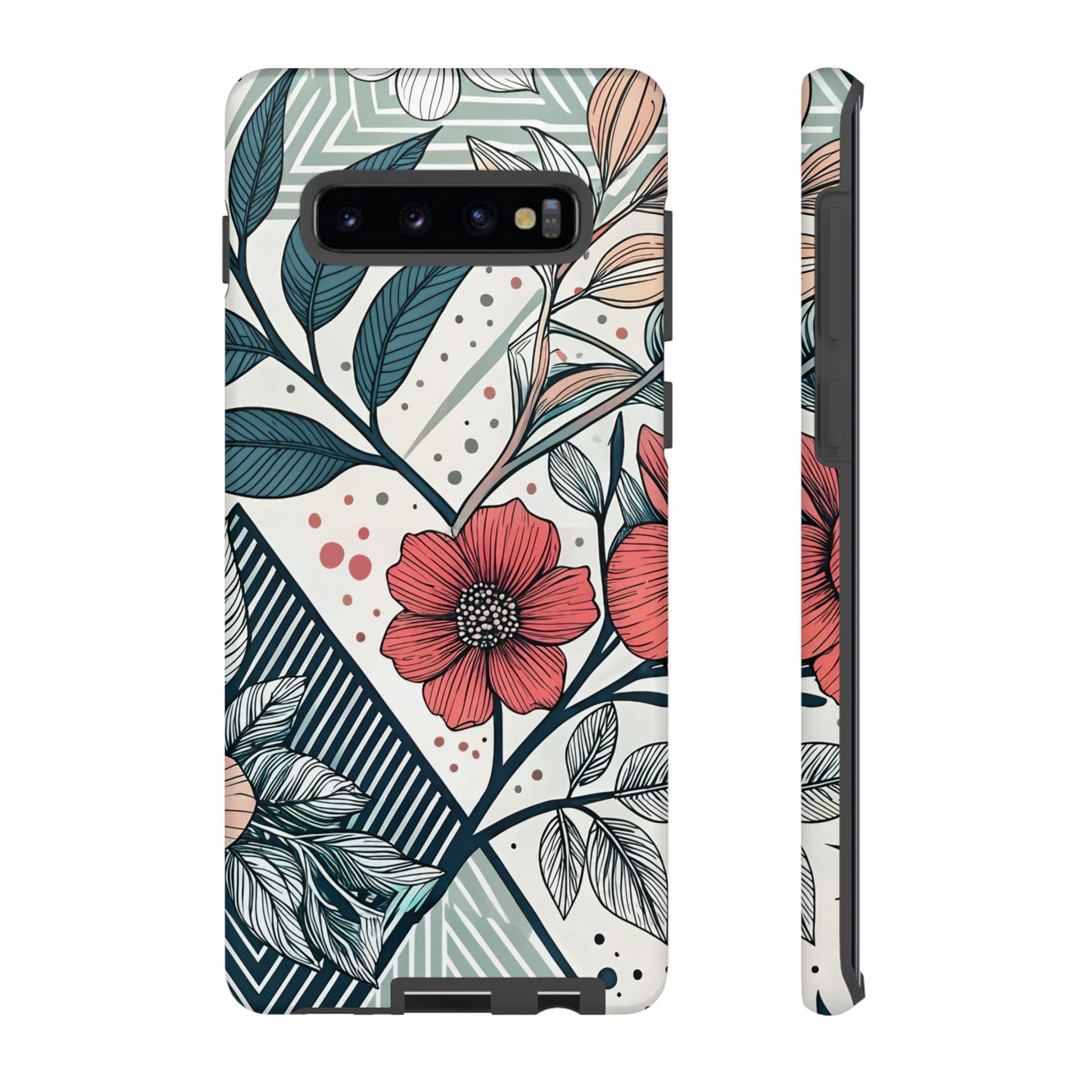 Geometric Flower Samsung Case