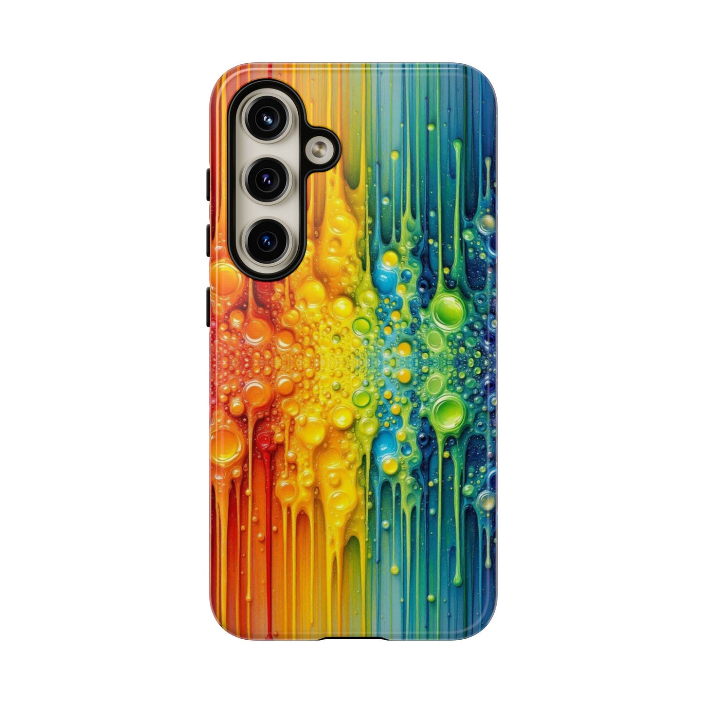 Rainbow Paint Splash Samsung Tough Case