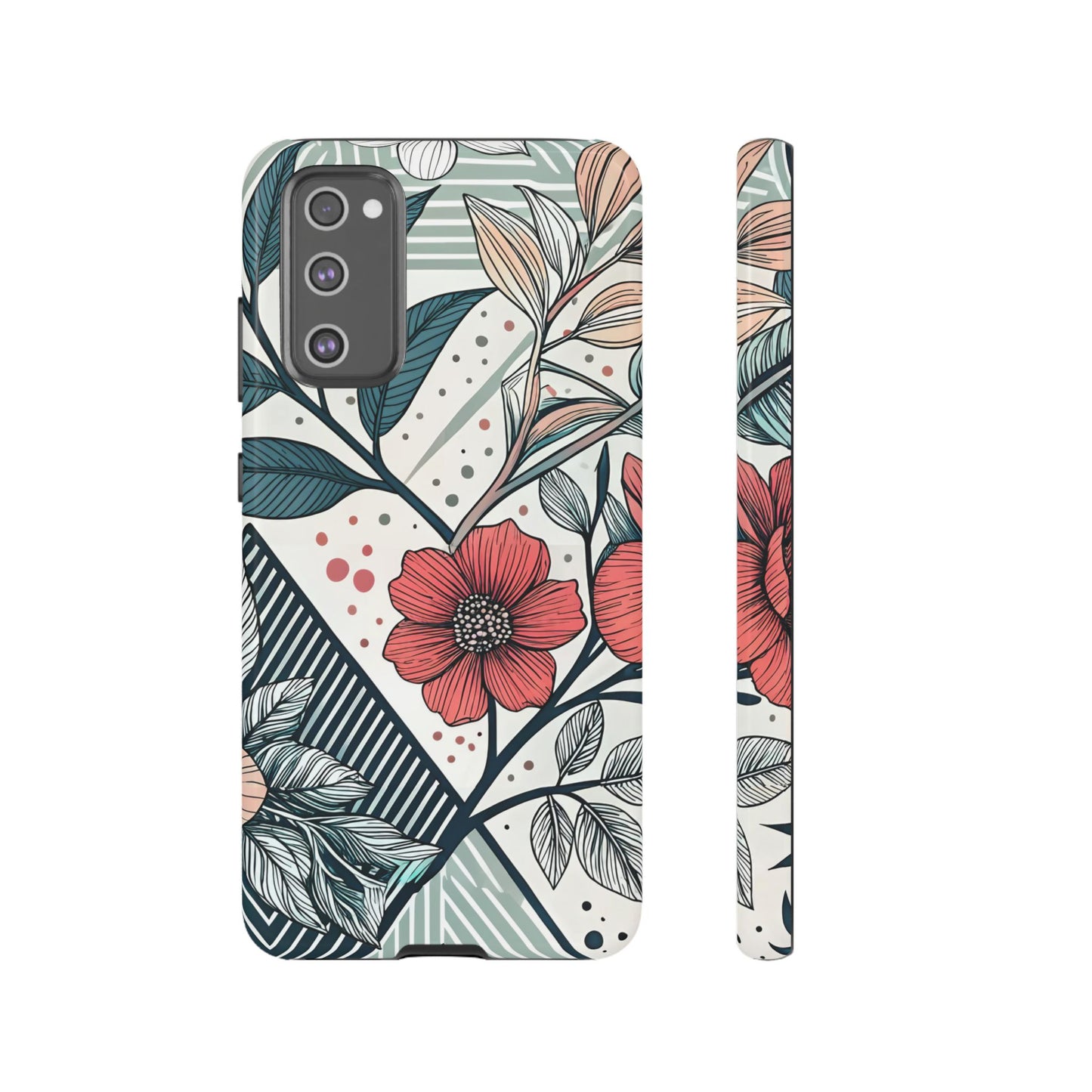 Geometric Flower Samsung Case