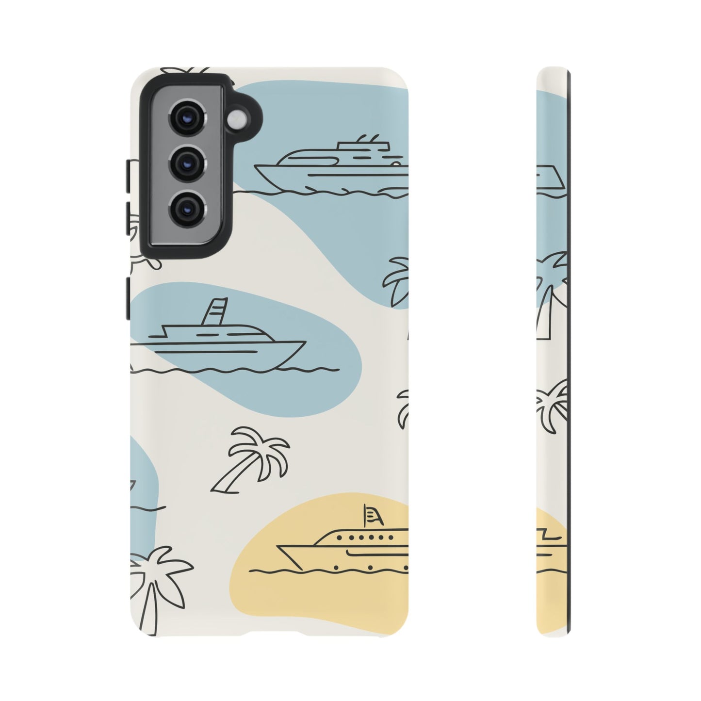 Retro Cruise Vacation Samsung Tough Phone Case