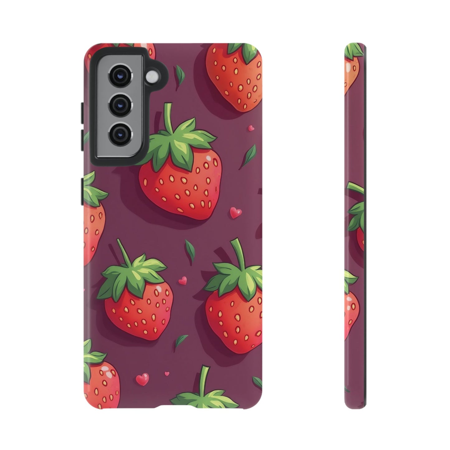 Strawberry Design Samsung Tough Phone Case