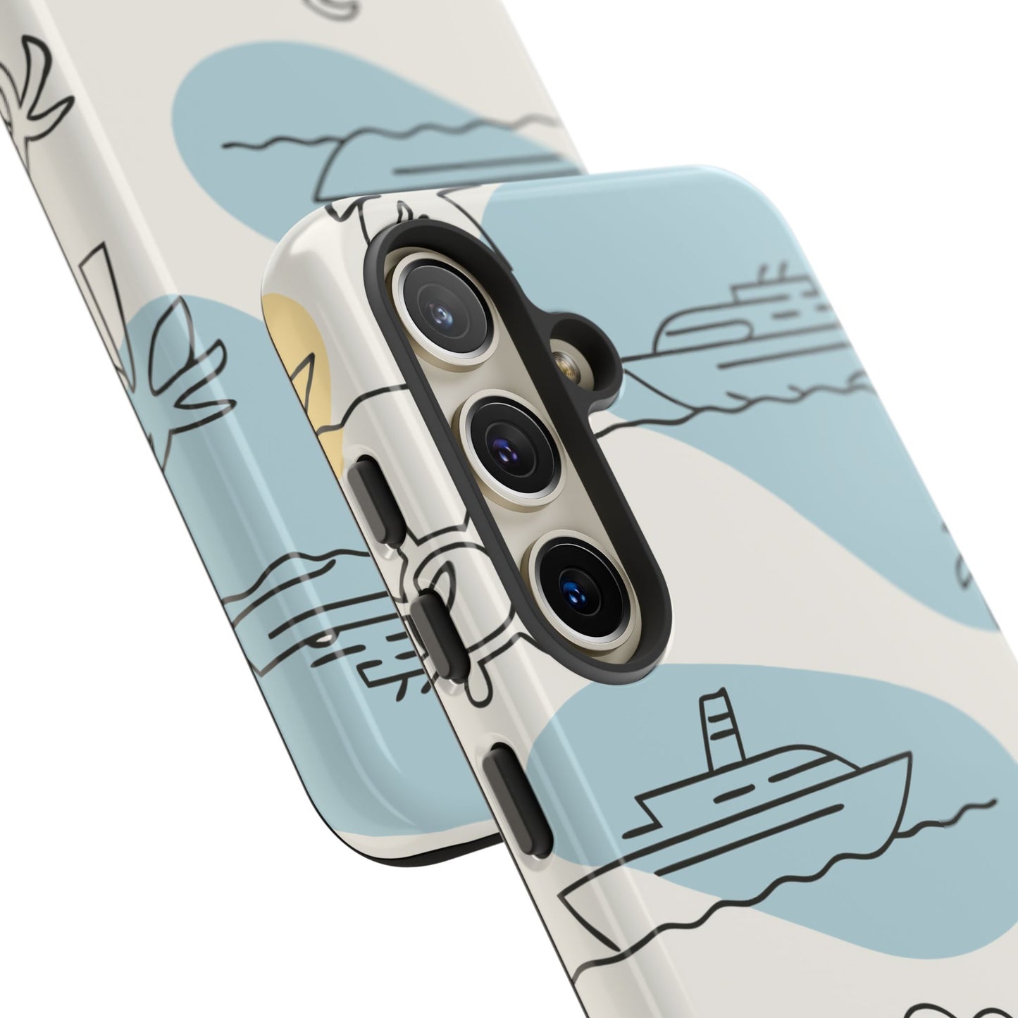 Retro Cruise Vacation Samsung Tough Phone Case