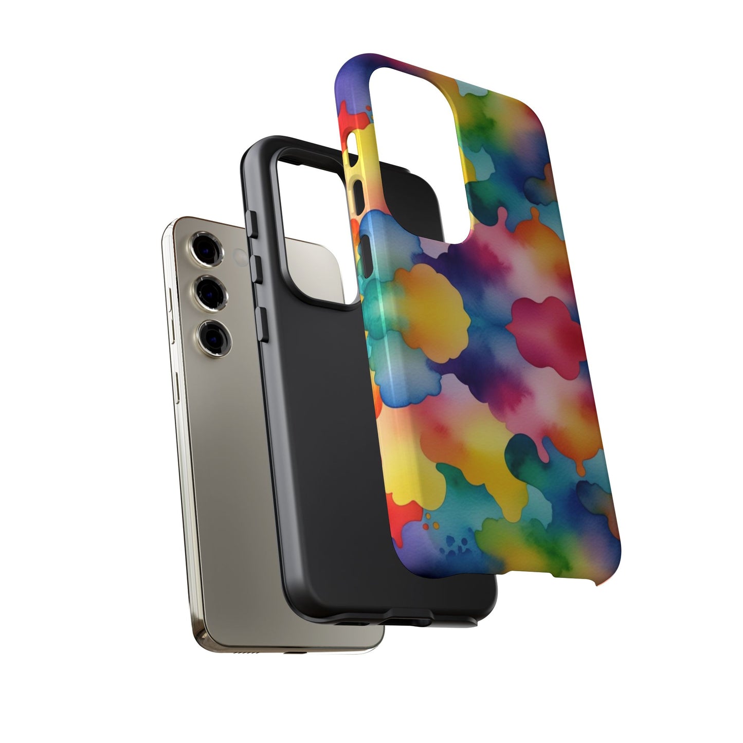 Rainbow Watercolor Samsung Tough Case