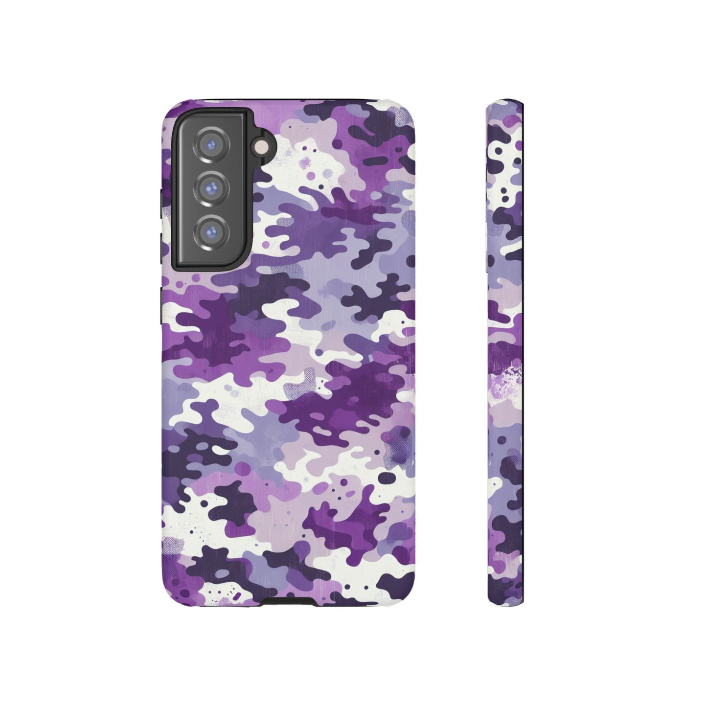 Purple Camouflage Samsung Phone Case