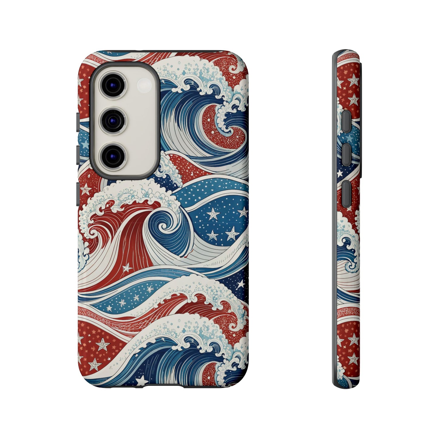 Patriotic Waves Samsung Tough Case Phone Case