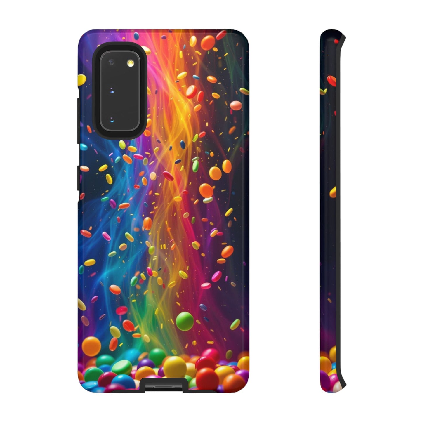 Rainbow Candy Rain Tough Phone Case