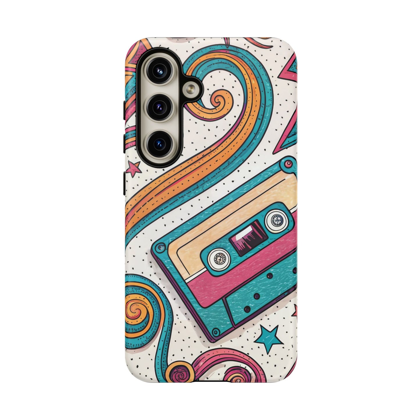 Retro Cassette Samsung Tough Phone Case