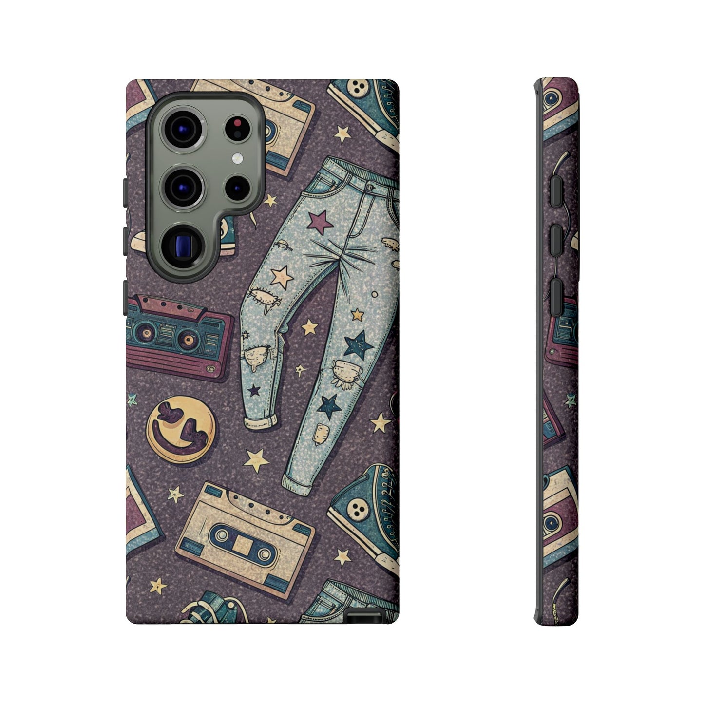 90s Cassette Collage Samsung Tough Phone Case