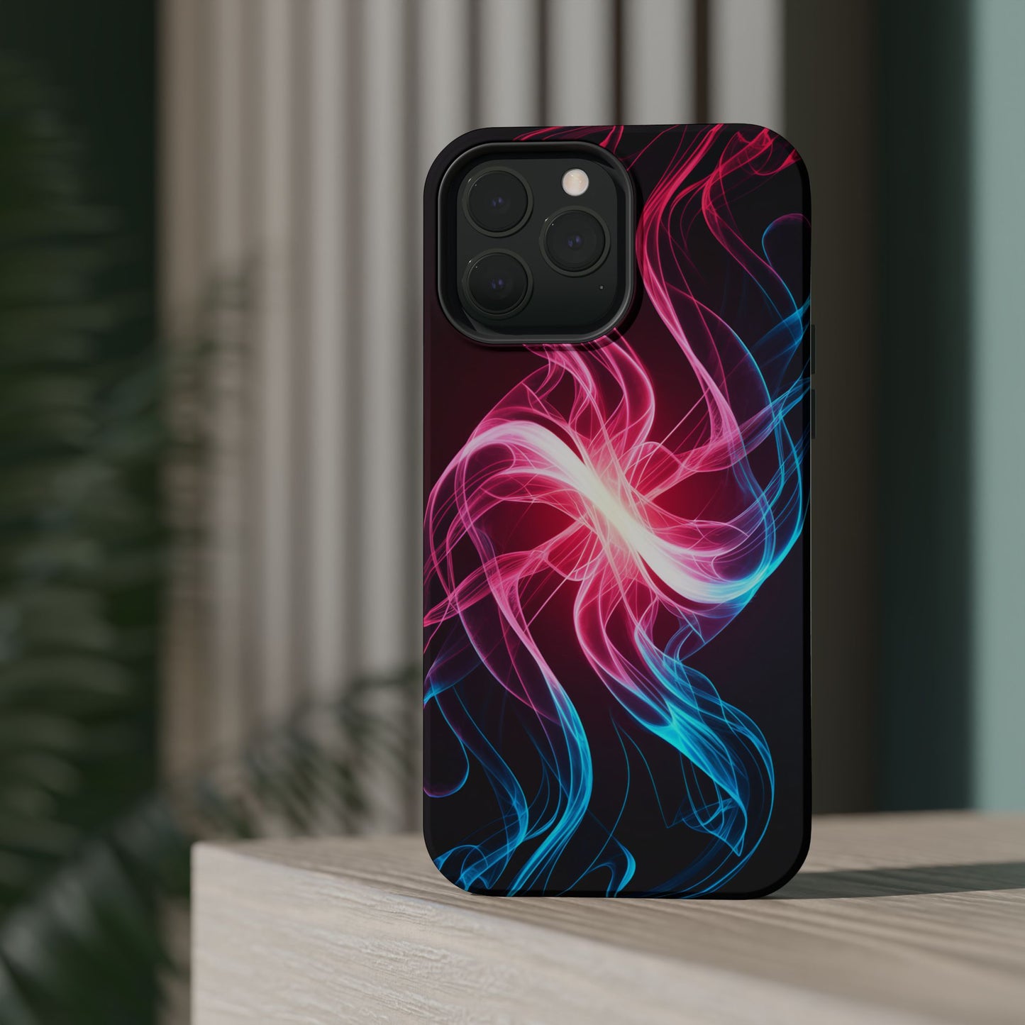Red White and Blue Swirl Design iPhone Tough Case