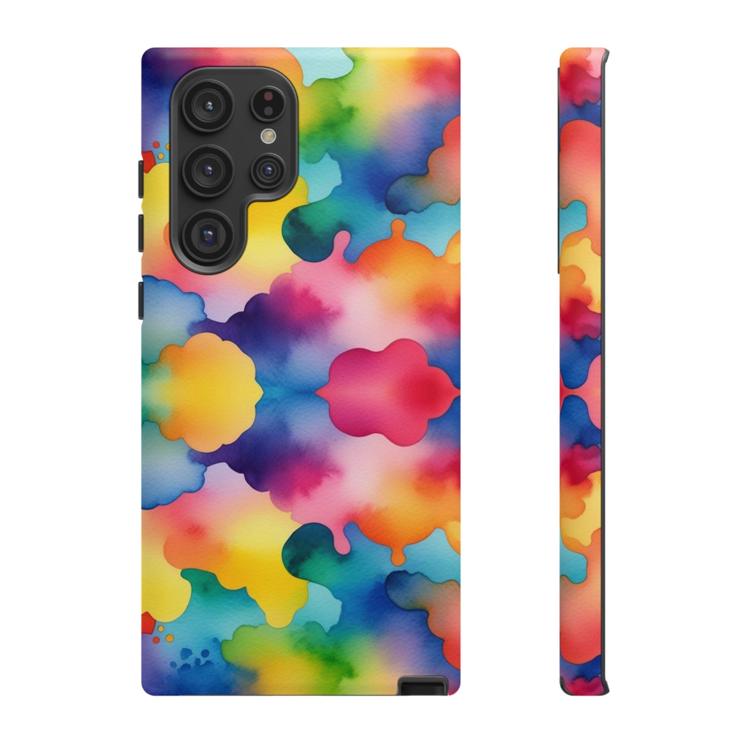 Rainbow Watercolor Samsung Tough Case