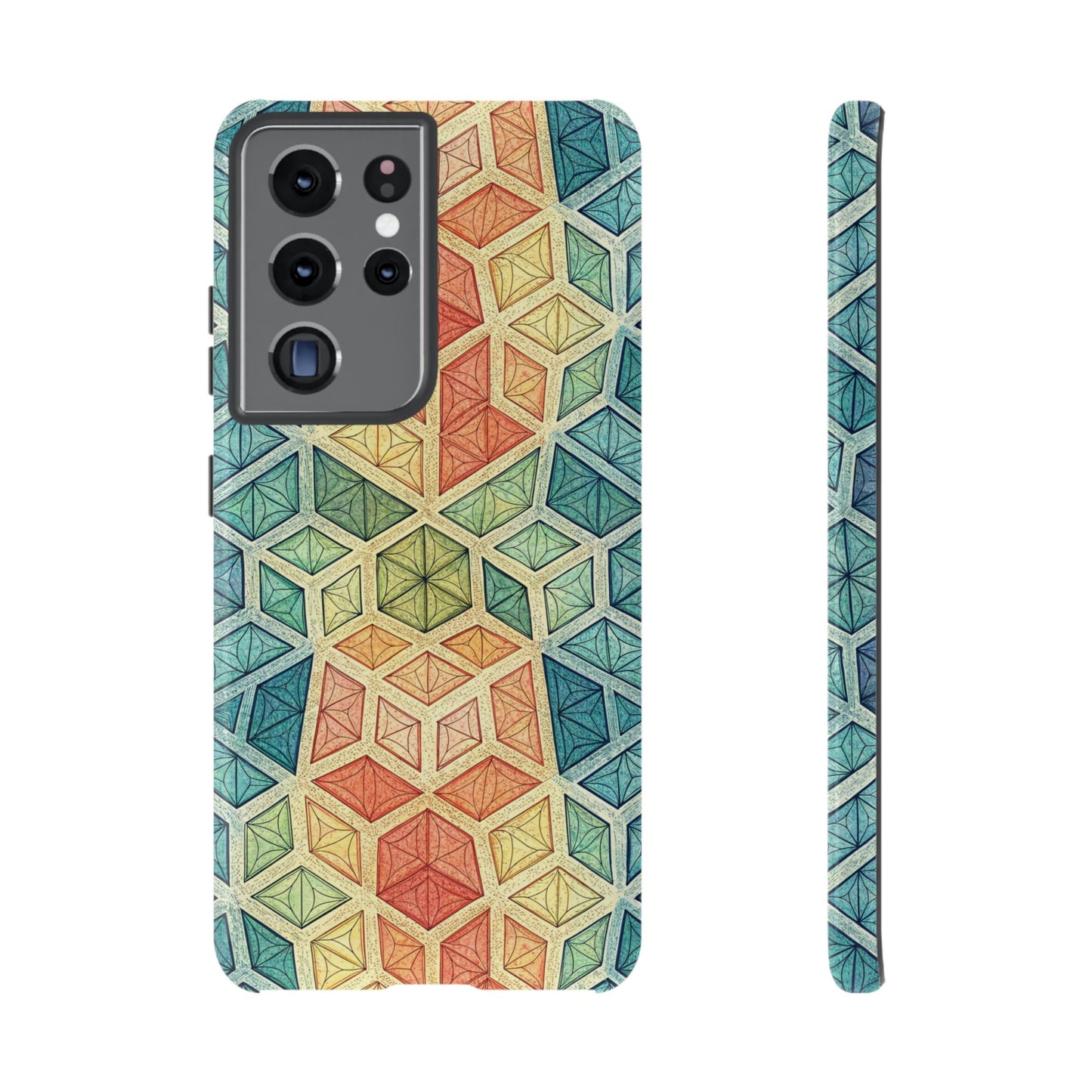 Colorful Fractal Samsung Tough Cases