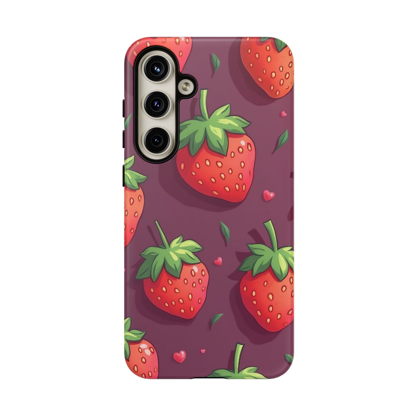 Strawberry Design Samsung Tough Phone Case