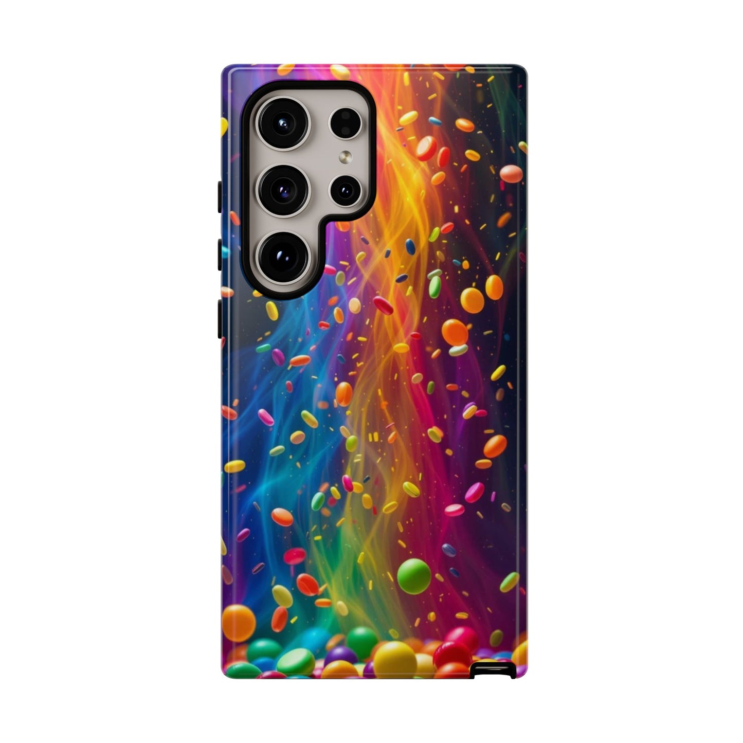 Rainbow Candy Rain Tough Phone Case