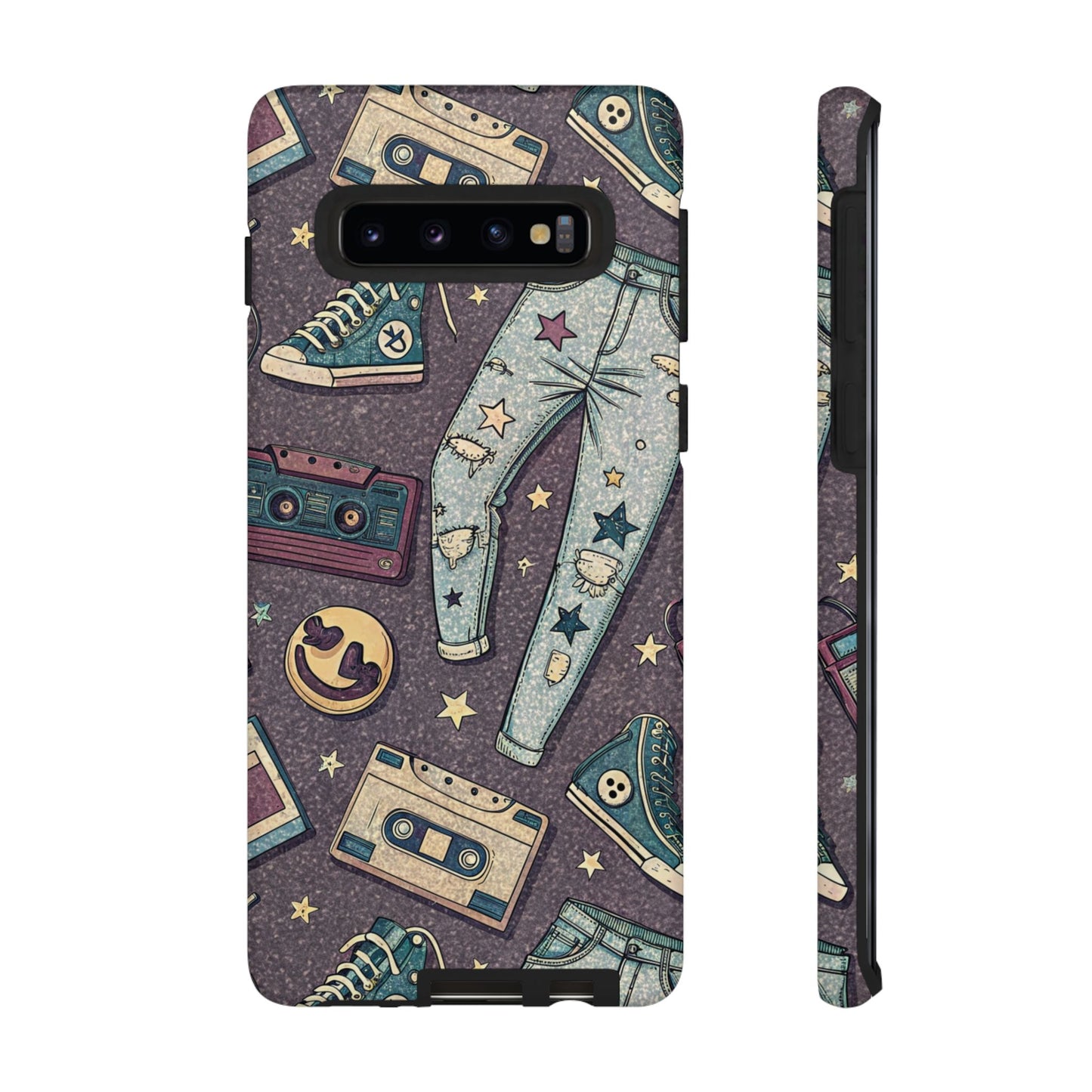 90s Cassette Collage Samsung Tough Phone Case