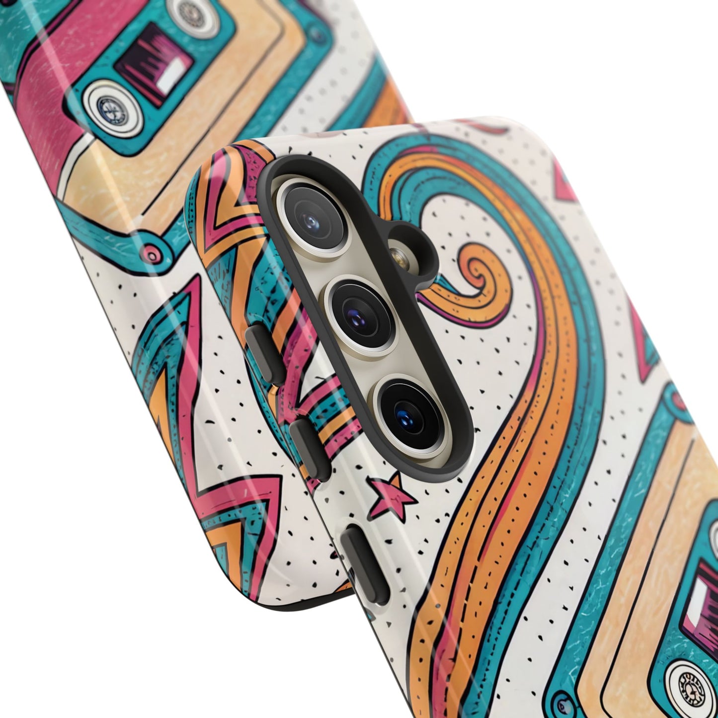 Retro Cassette Samsung Tough Phone Case
