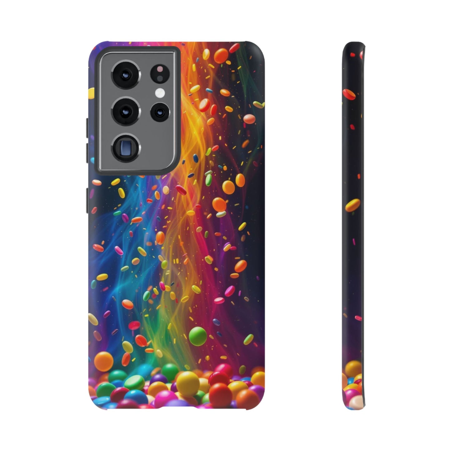 Rainbow Candy Rain Tough Phone Case