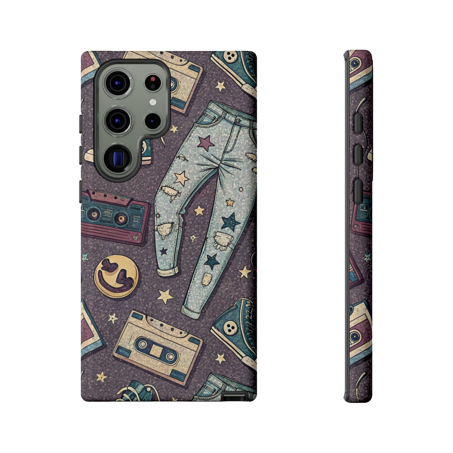 90s Cassette Collage Samsung Tough Phone Case