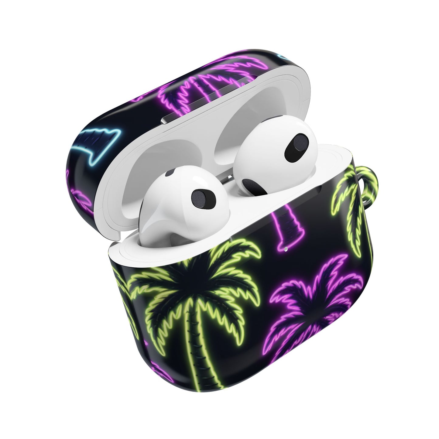 Neon Palm Trees AirPod Case