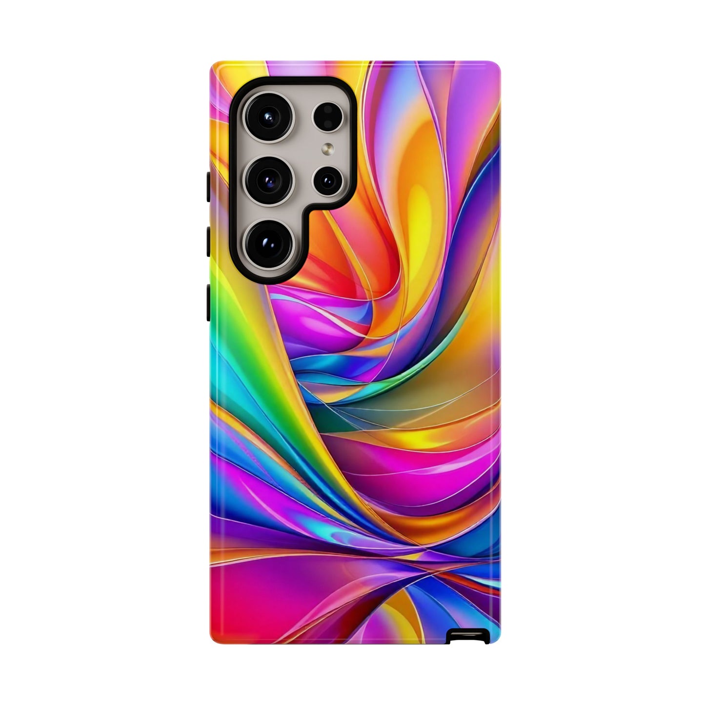 Deconstructed Rainbow Wave Samsung Tough Case