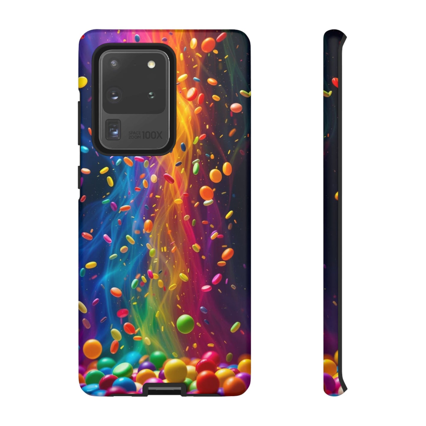 Rainbow Candy Rain Tough Phone Case