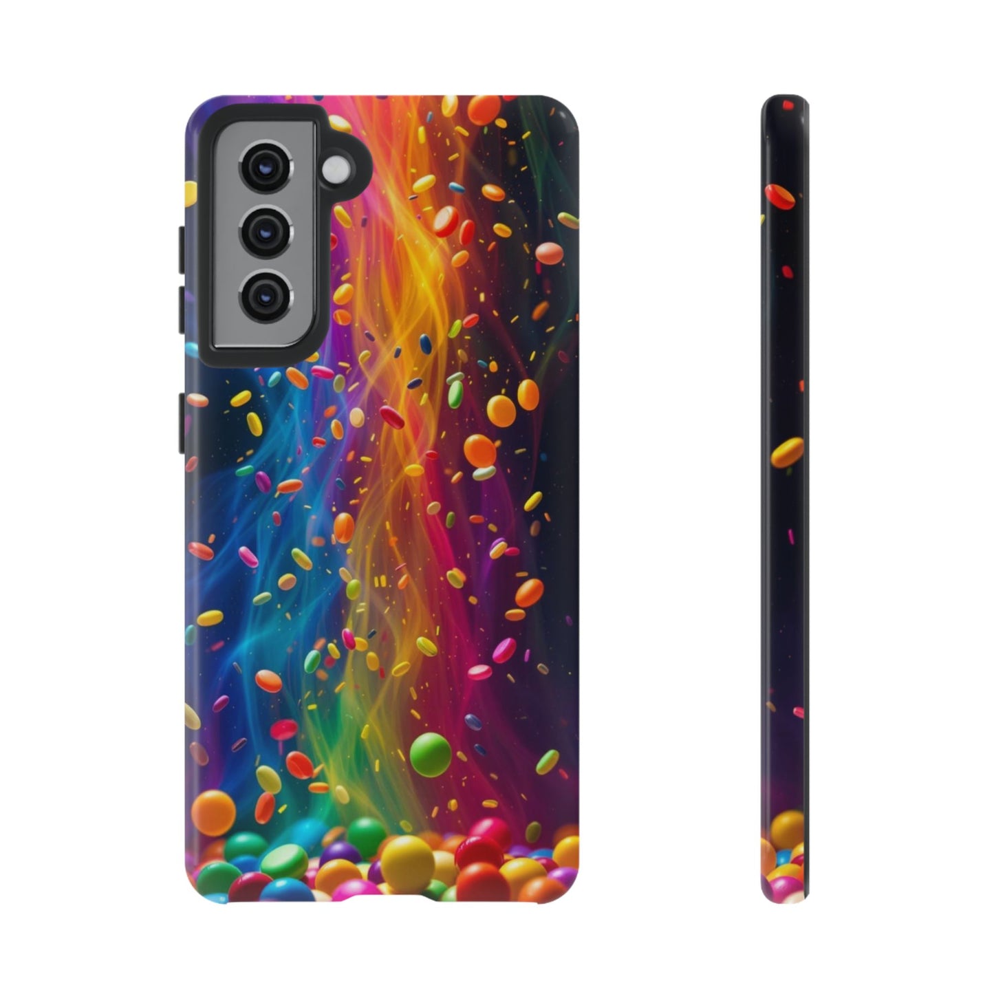 Rainbow Candy Rain Tough Phone Case