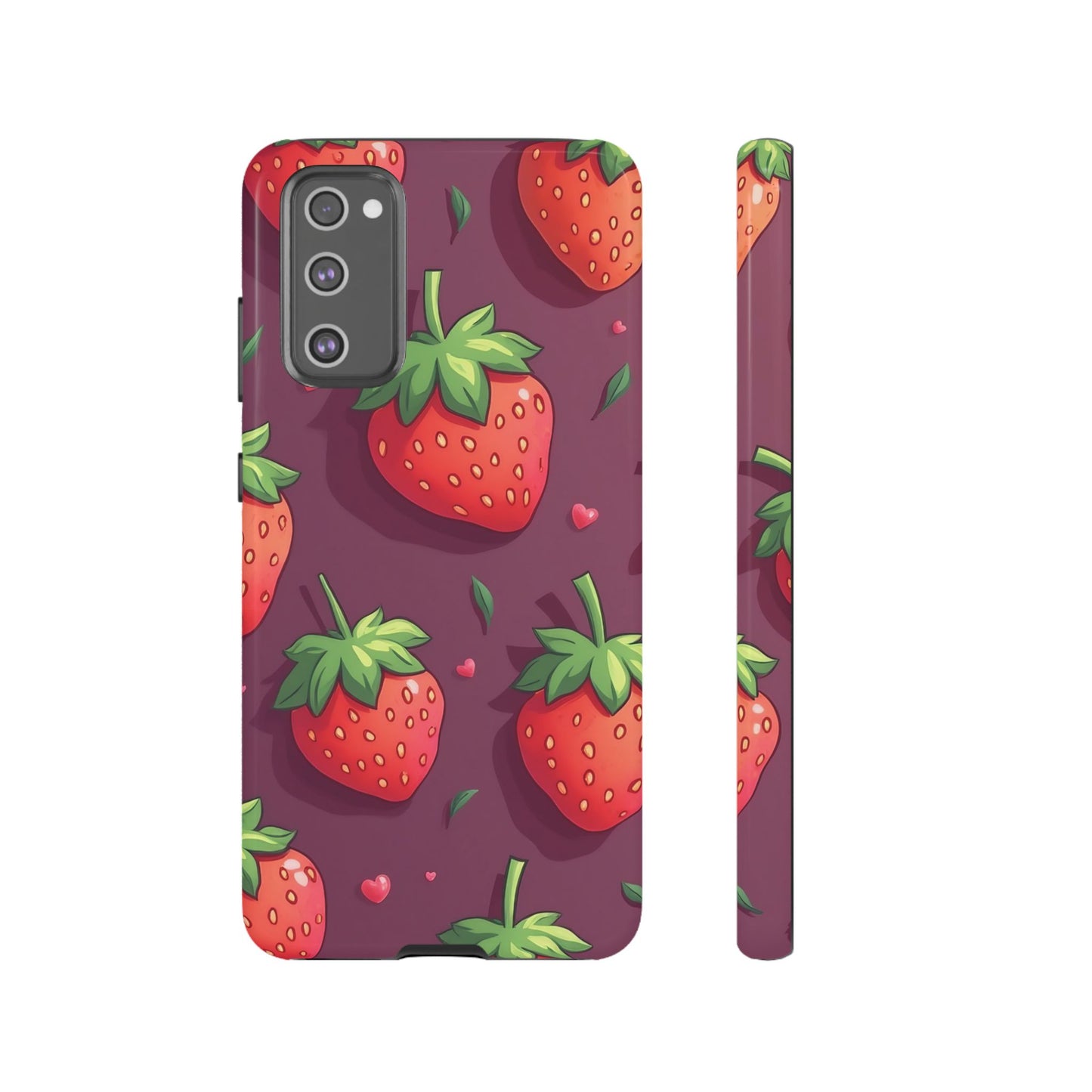Strawberry Design Samsung Tough Phone Case