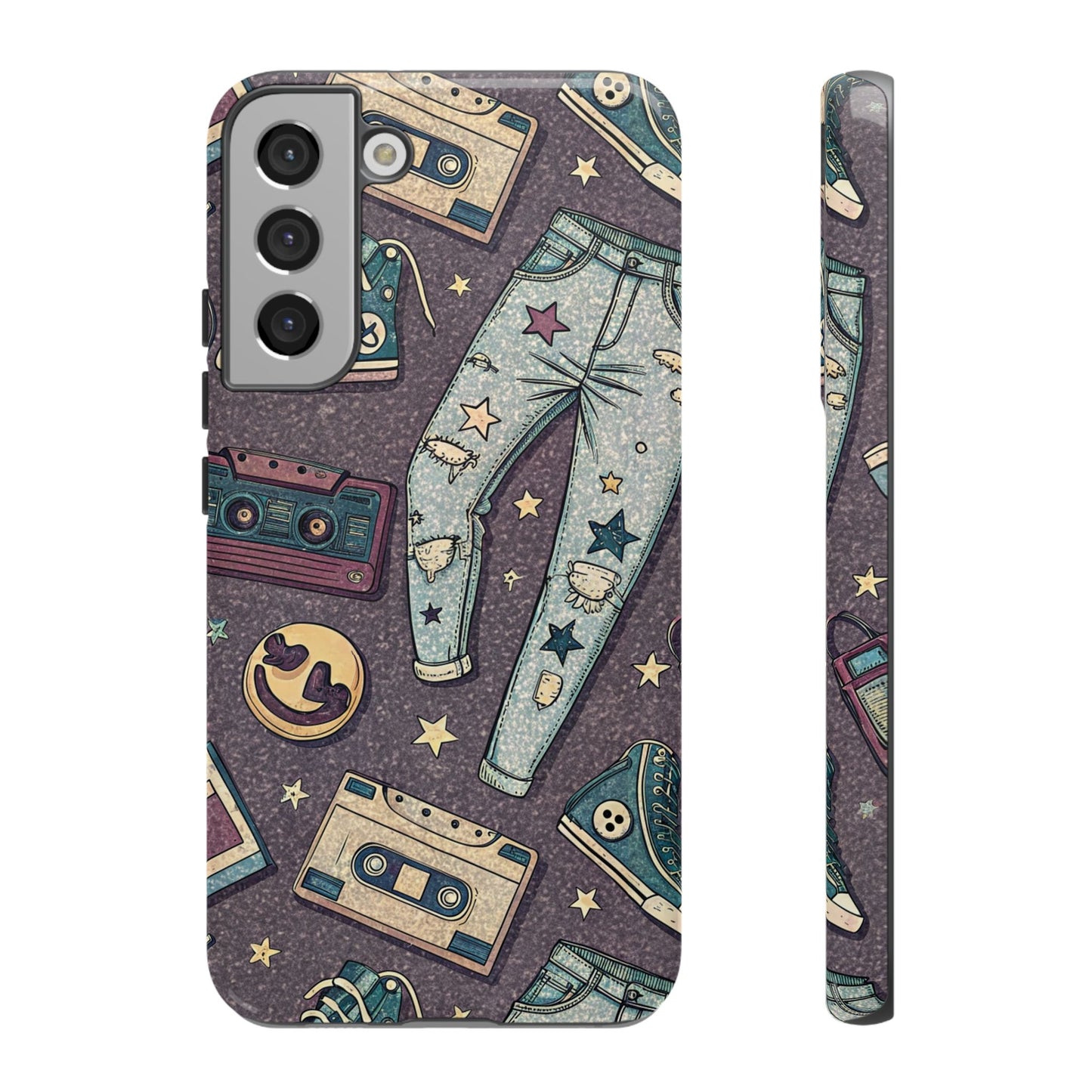 90s Cassette Collage Samsung Tough Phone Case