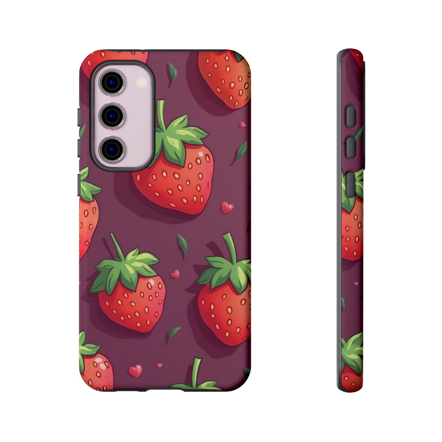 Strawberry Design Samsung Tough Phone Case