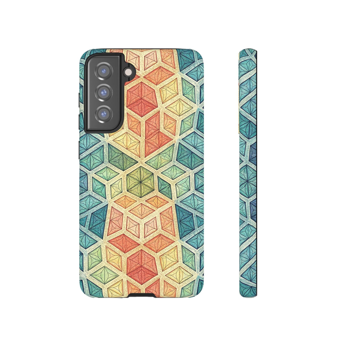 Colorful Fractal Samsung Tough Cases