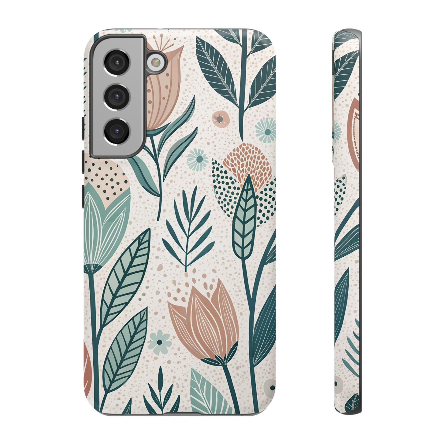 Swedish Inspired Floral Design Samsung Phone Case