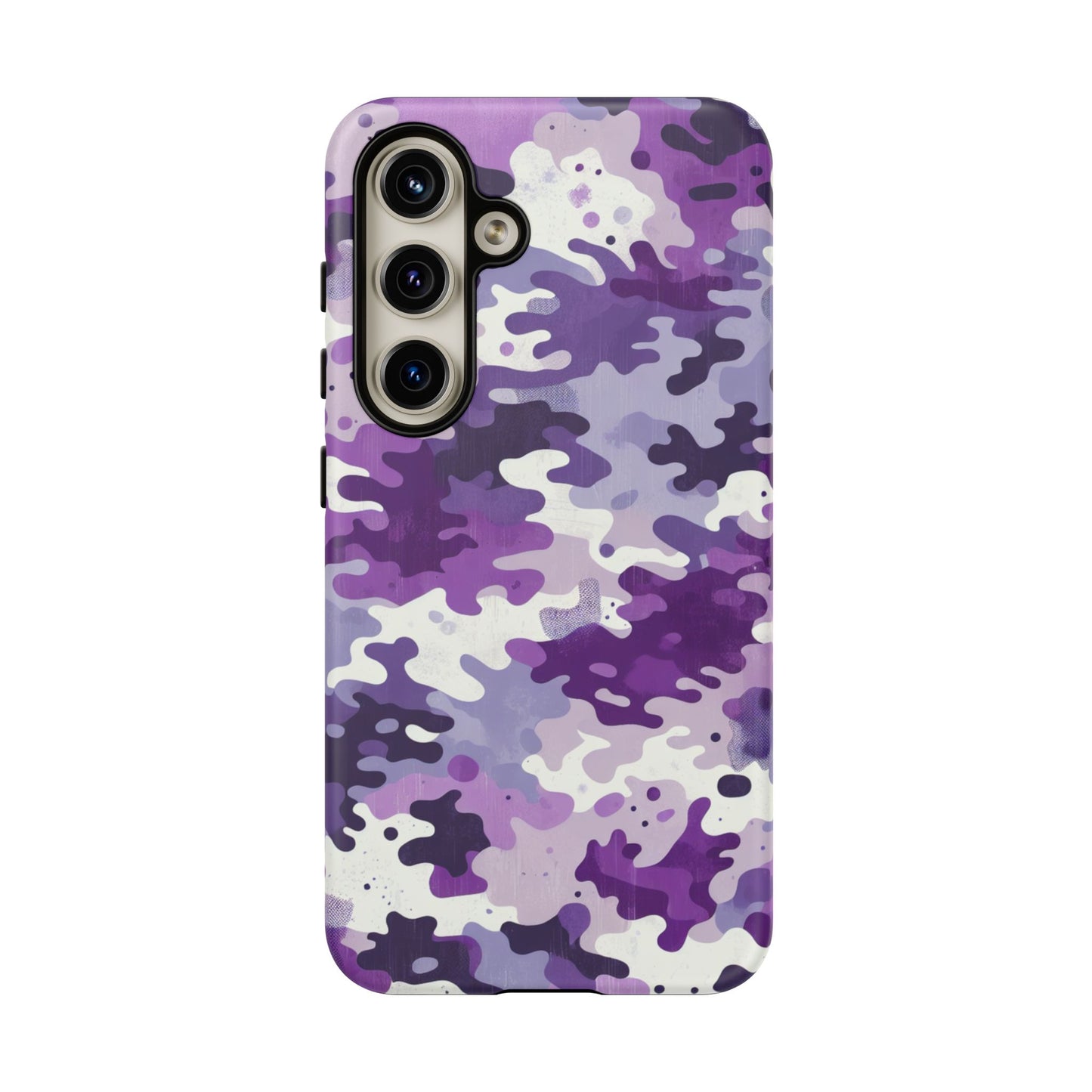 Purple Camouflage Samsung Phone Case