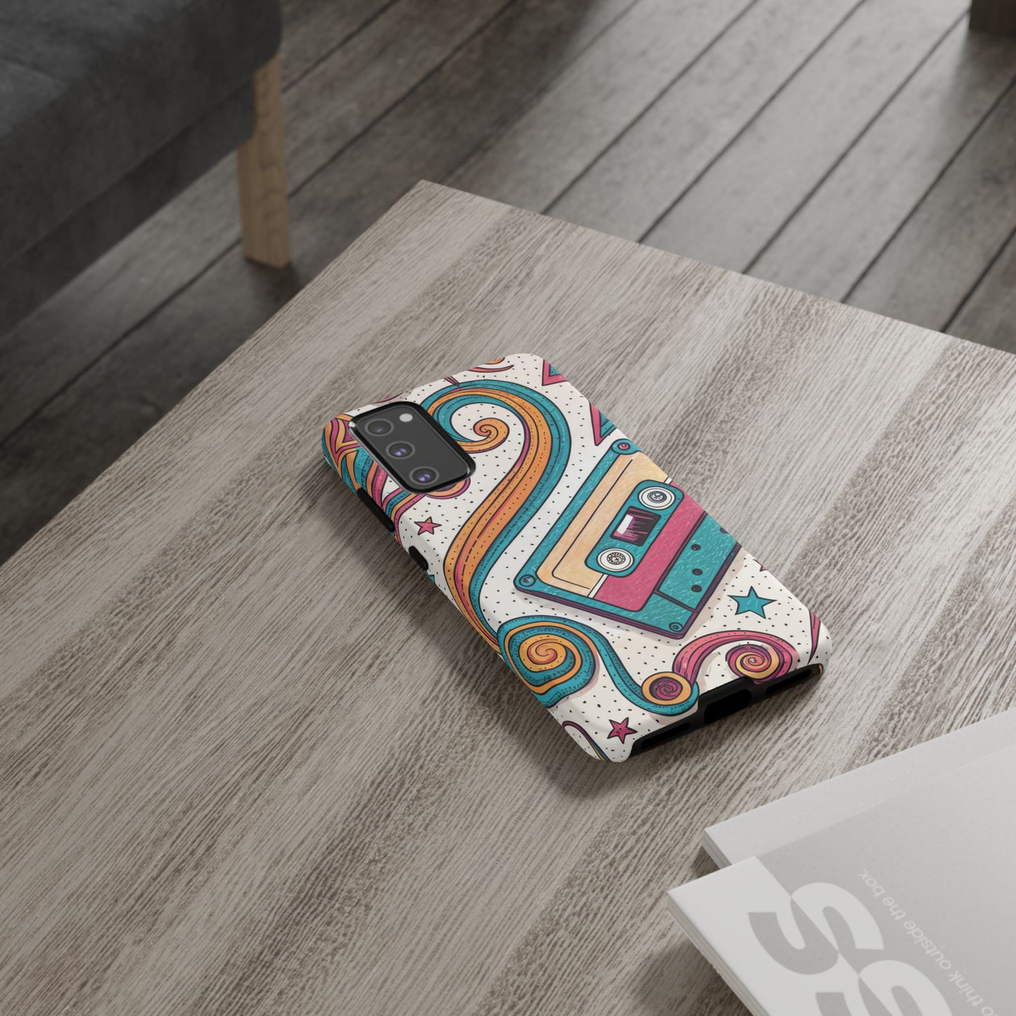 Retro Cassette Samsung Tough Phone Case