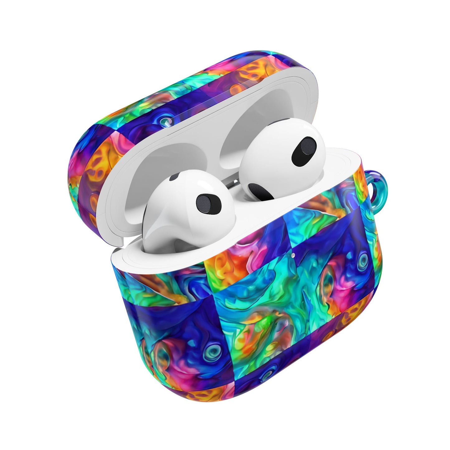 Abalone Swirl AirPod Case — Glowing Shell Protective Cover