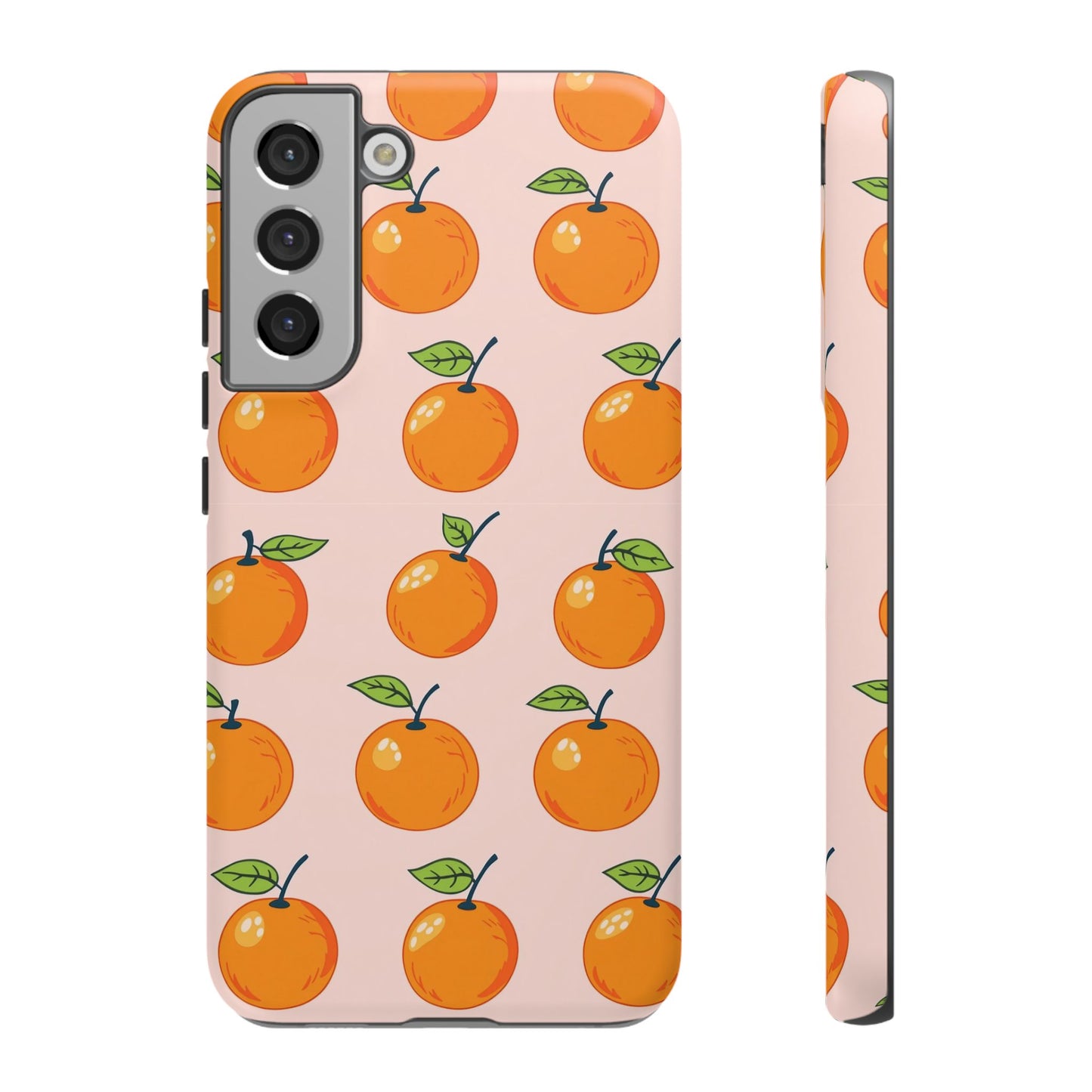 Orange Fruit Design Samsung Tough Phone Case