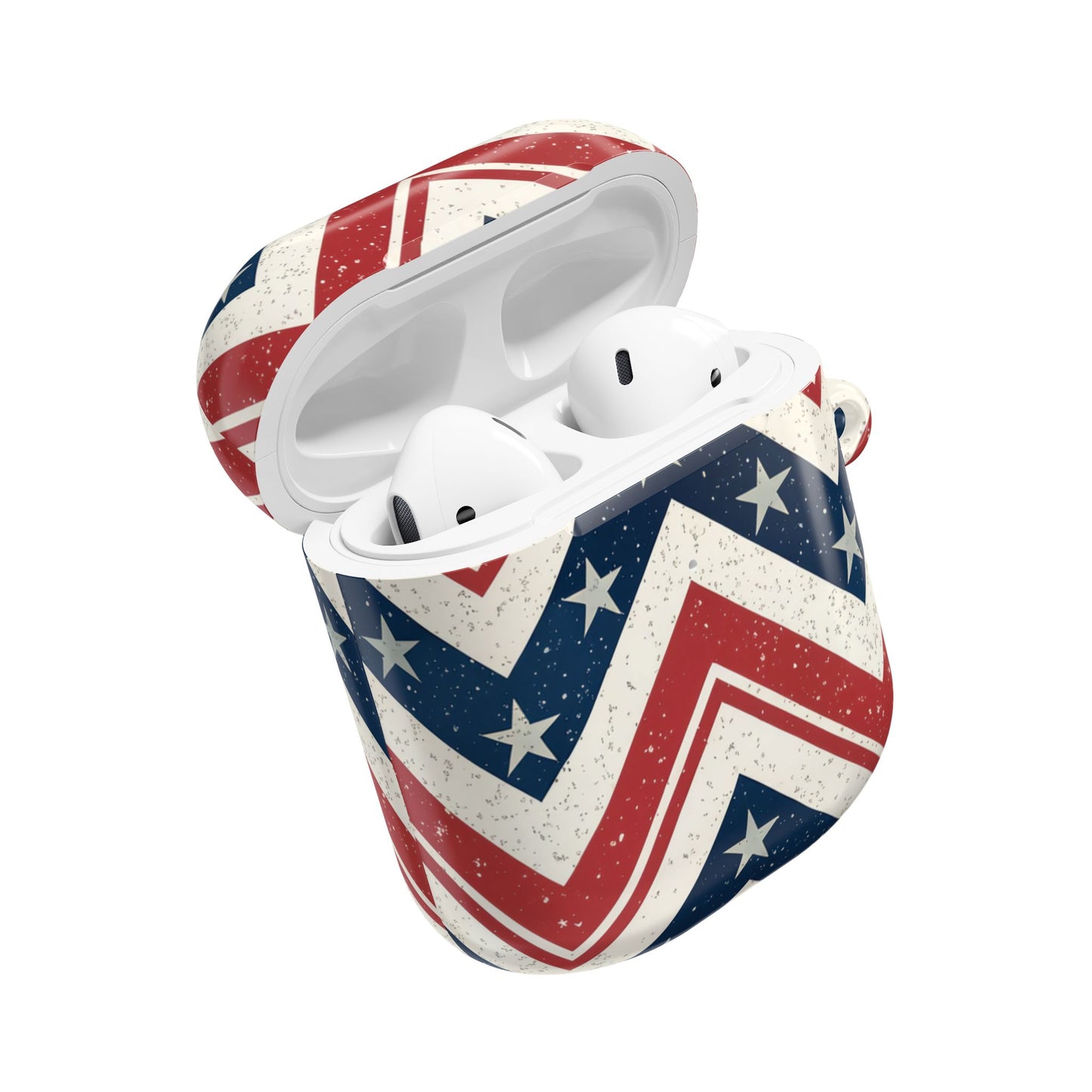 Red White and Blue AirPods Case