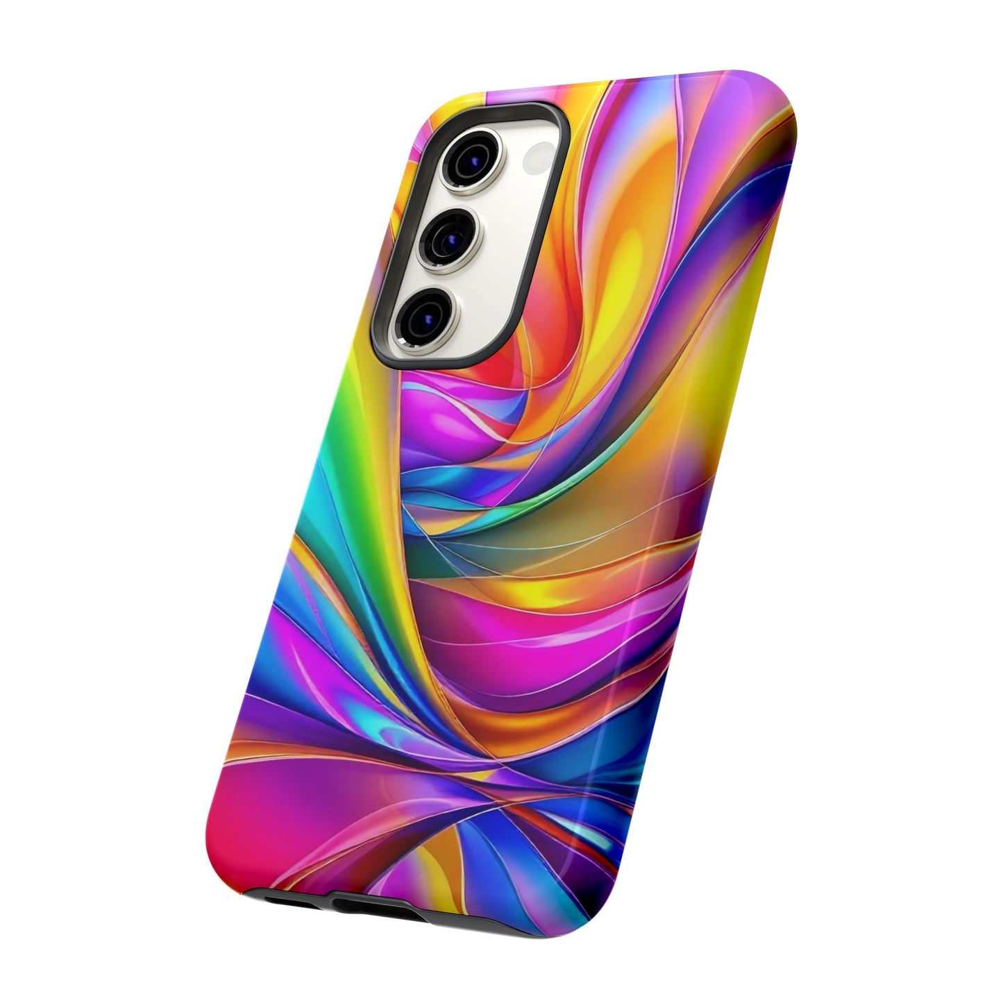 Deconstructed Rainbow Wave Samsung Tough Case