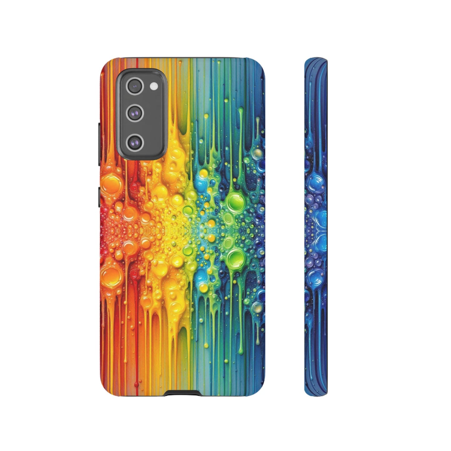 Rainbow Paint Splash Samsung Tough Case