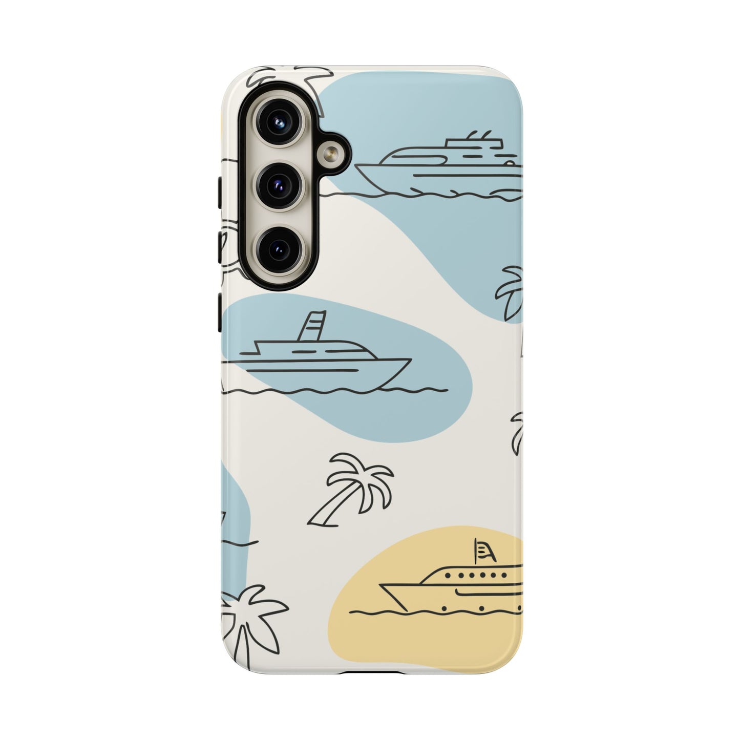 Retro Cruise Vacation Samsung Tough Phone Case