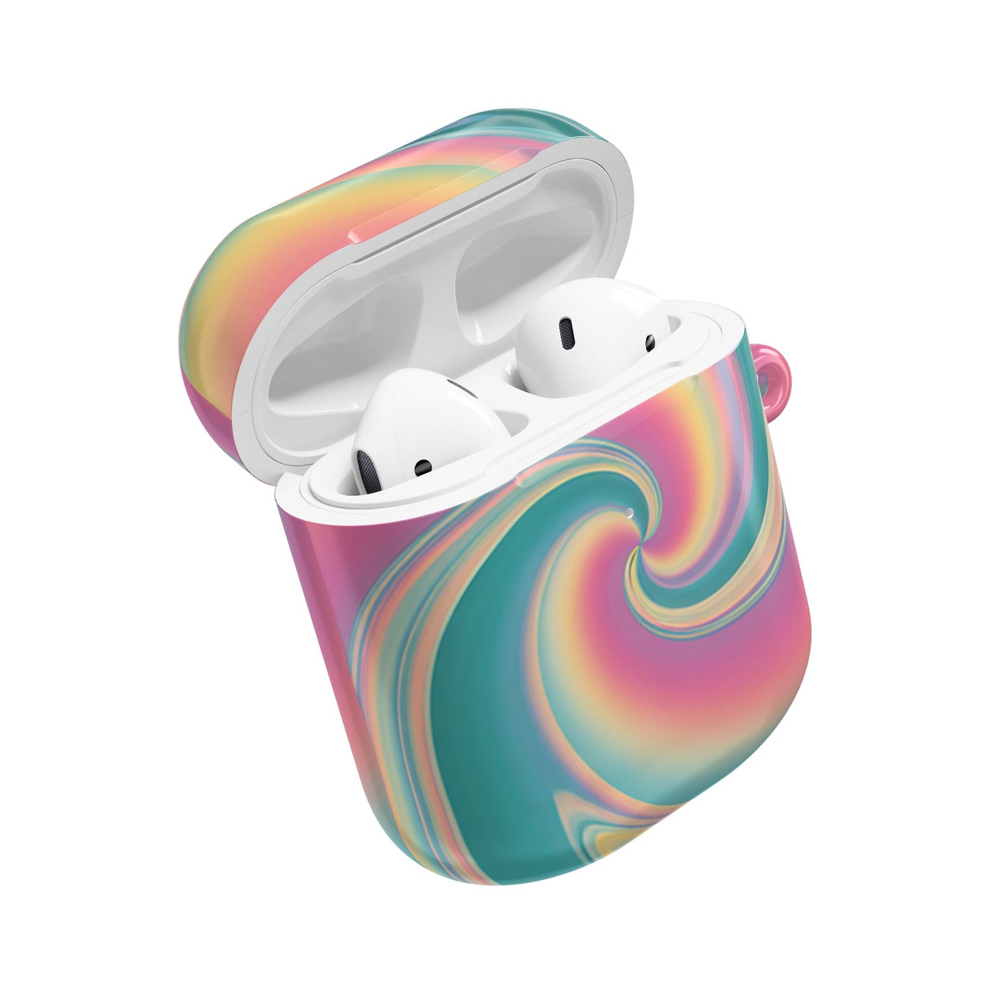 Cotton Candy Rainbow Swirl AirPod Case