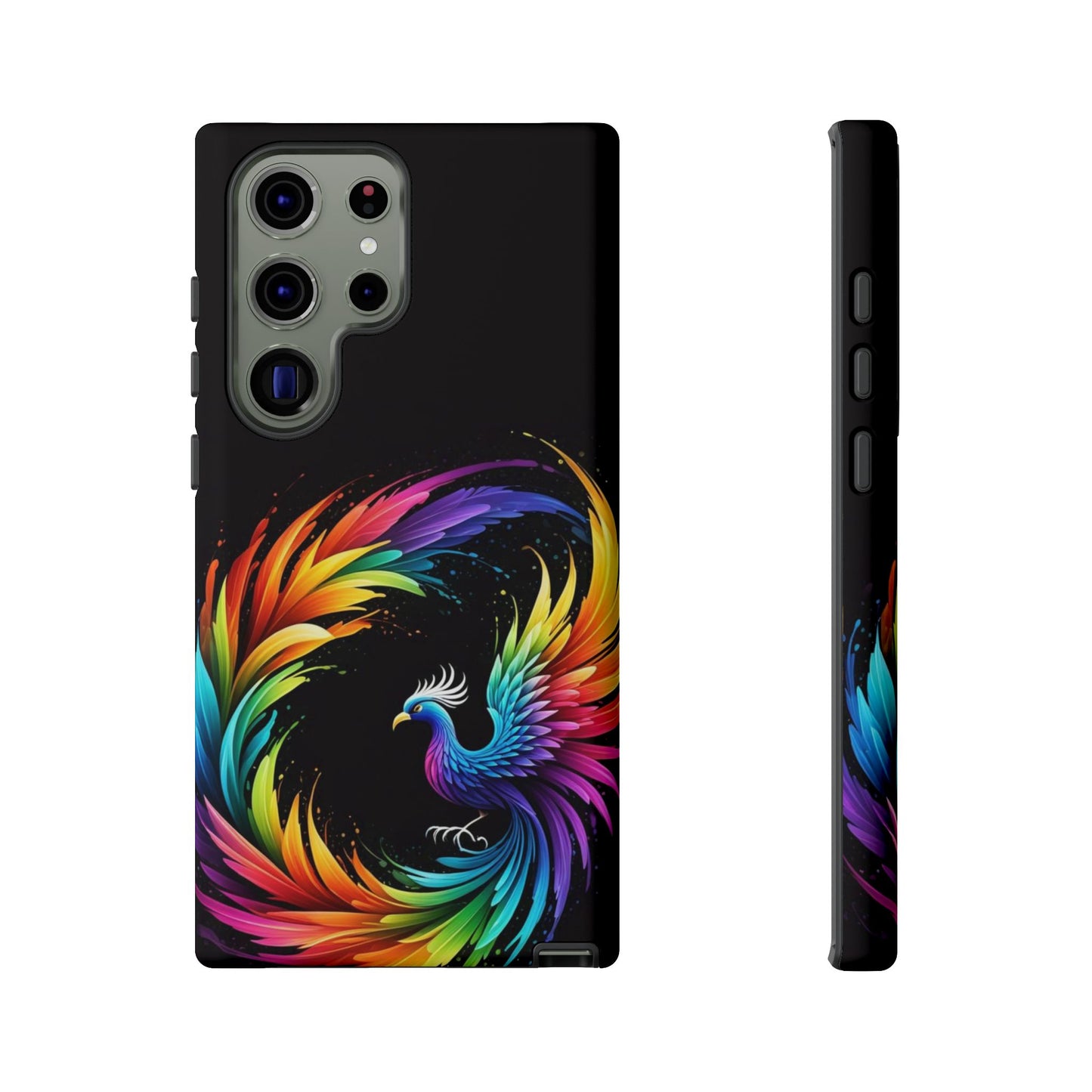 Rainbow Phoenix Design Samsung Phone Case