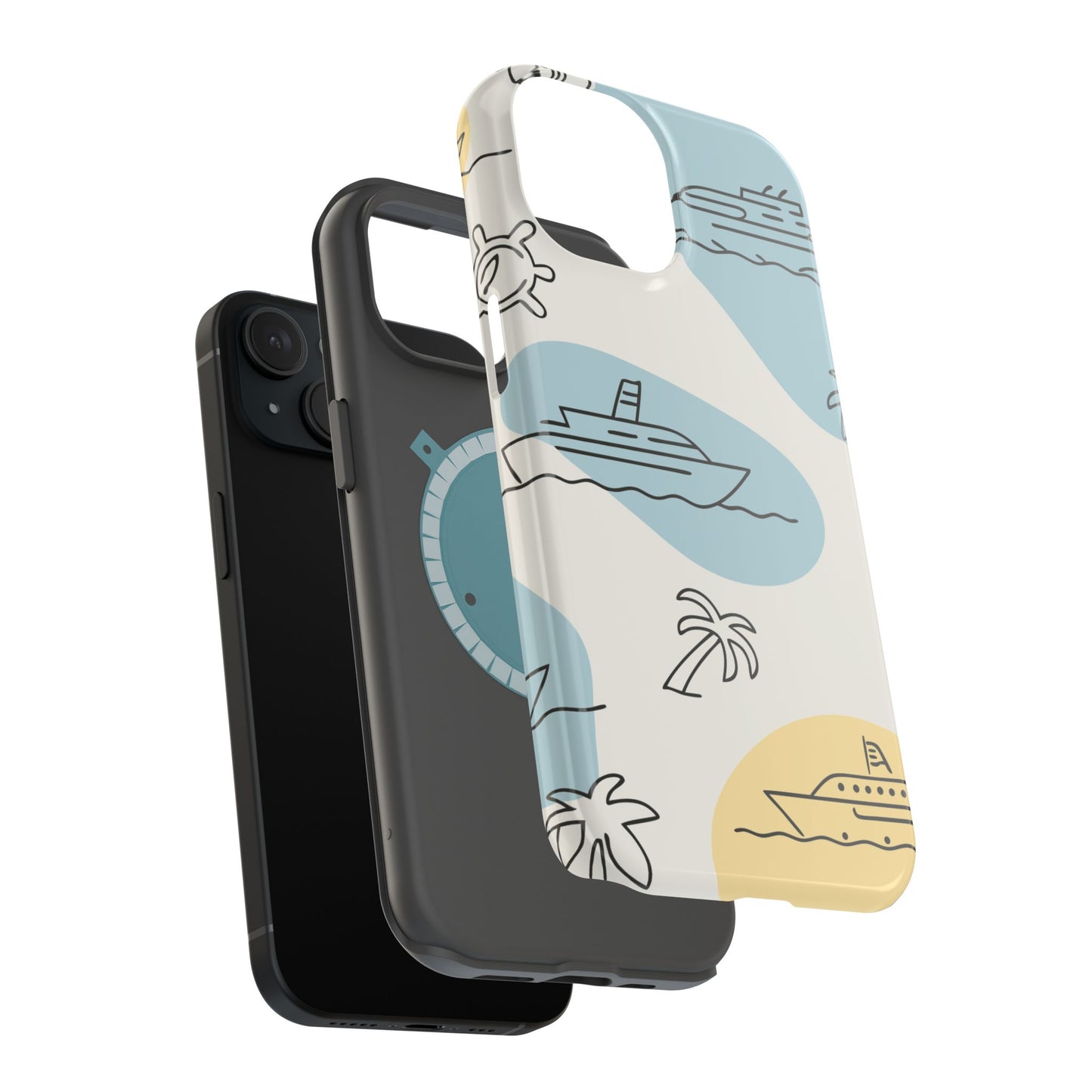 Retro Cruise Vacation iPhone Tough Case