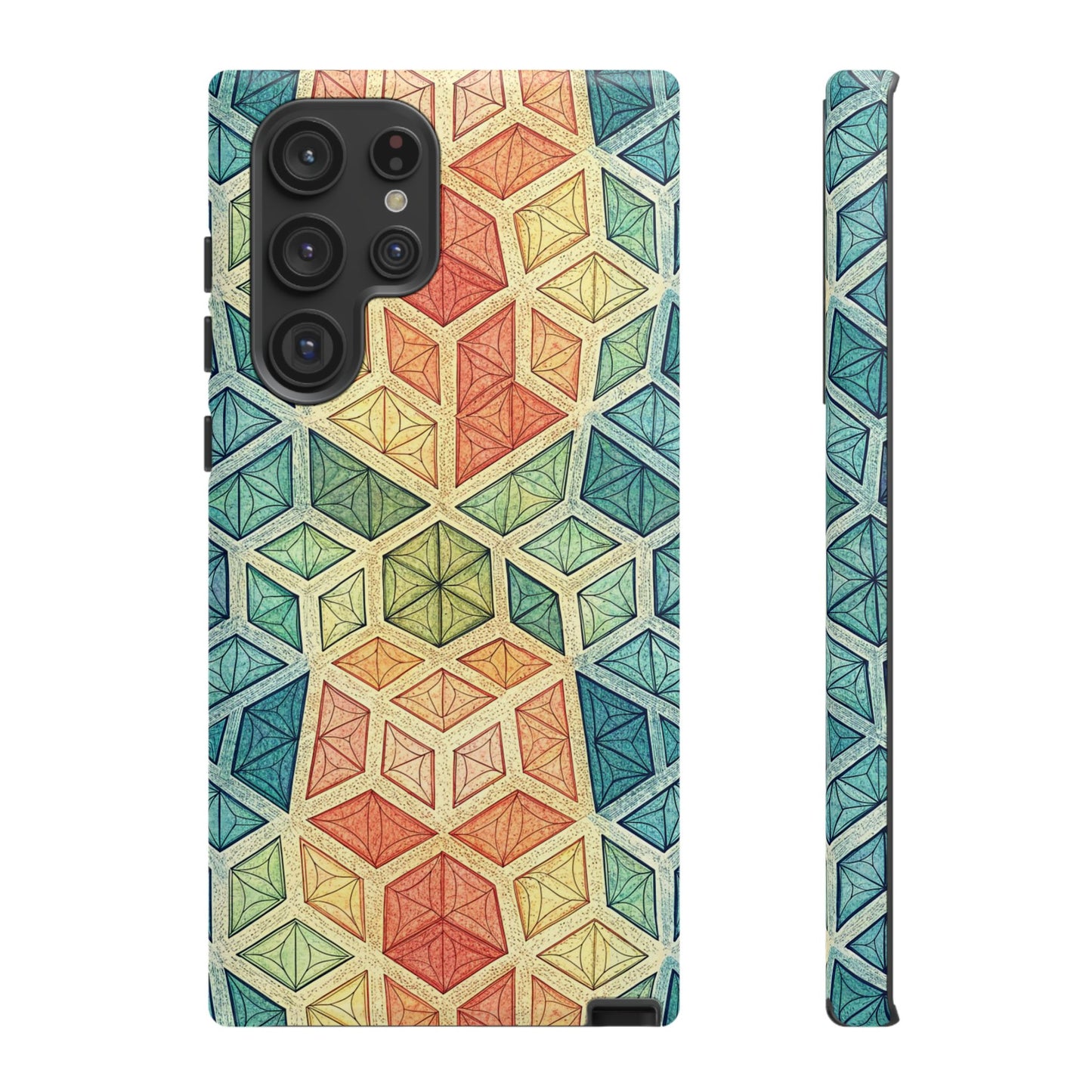 Colorful Fractal Samsung Tough Cases