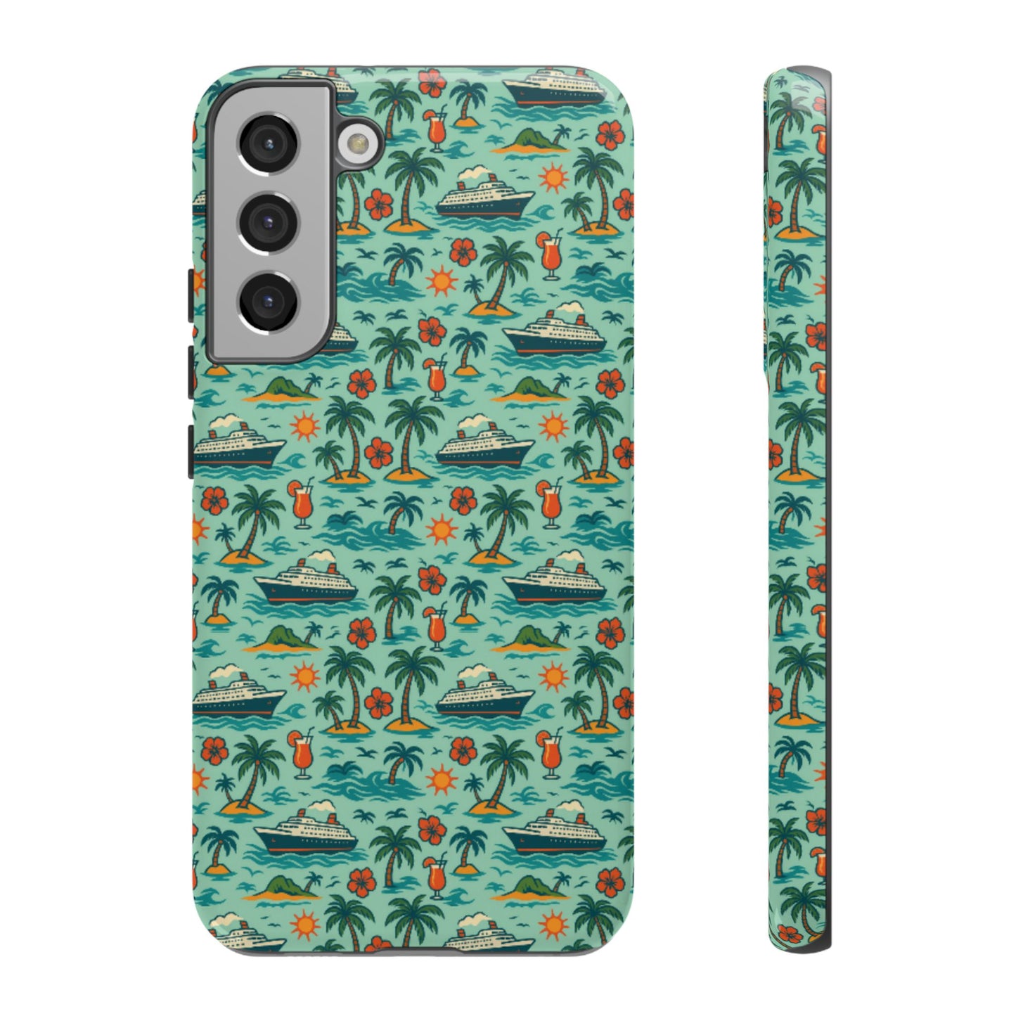 Tropical Cruise Design Samsung Phone Case