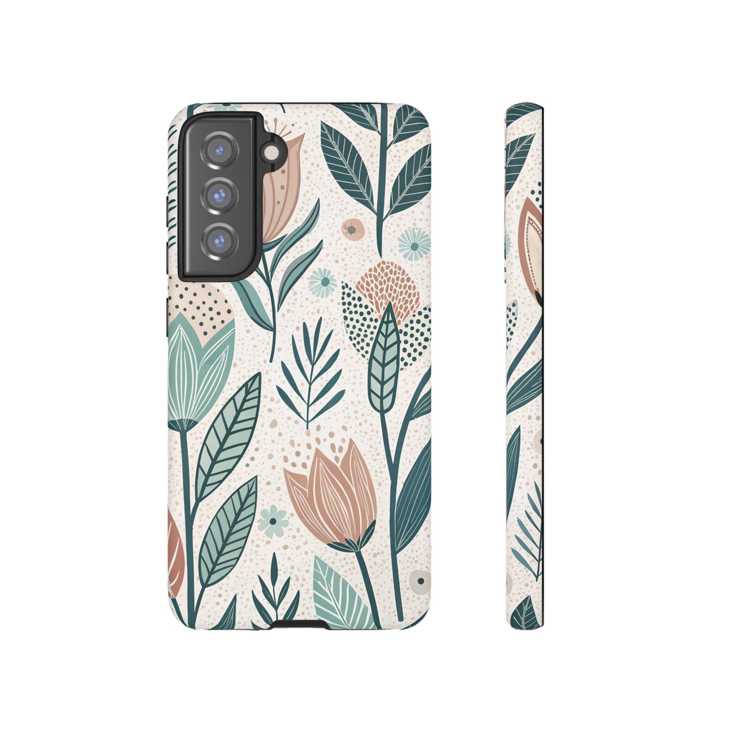Swedish Inspired Floral Design Samsung Phone Case